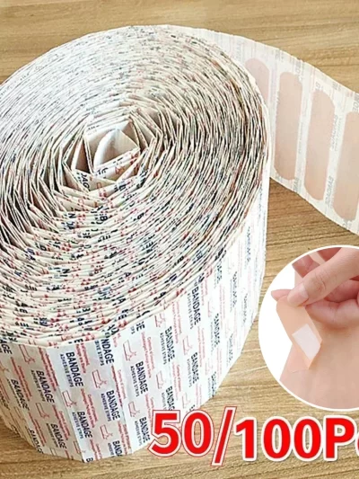 Band-Aids Waterproof Breathable Cushion Adhesive Plaster Wound Hemostasis Sticker Band First Aid Bandage Medical Gauze