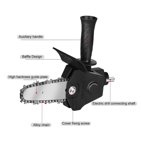 4/6-inch household mini electric drill to electric saw converter - Image 9