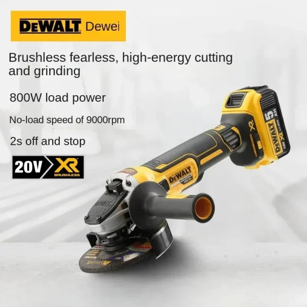 DEWALT DCG405 125mm flat head angle grinder bare machine tool 18V lithium battery