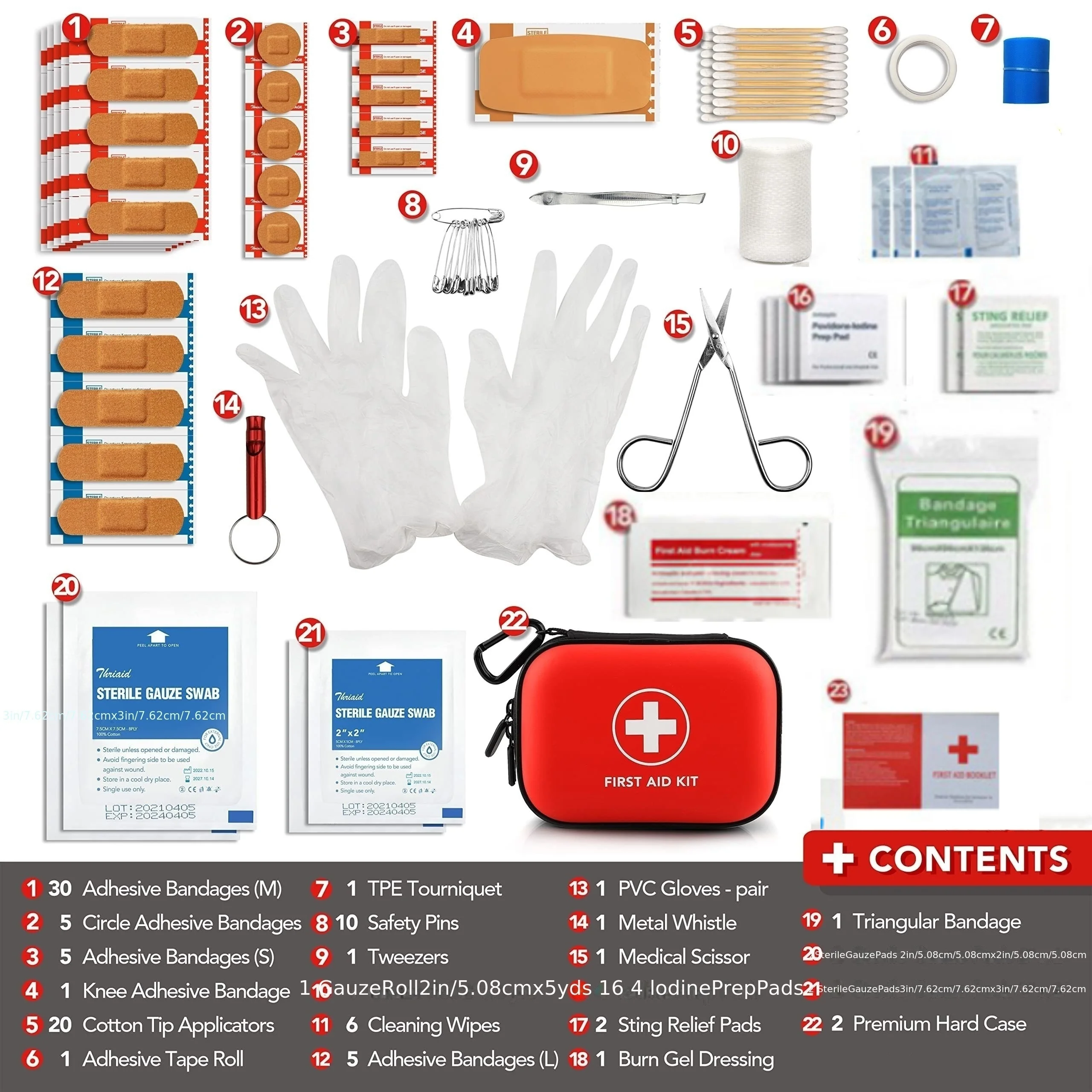 Portable Emergency Medical First Aid Bag Kit - Image 9