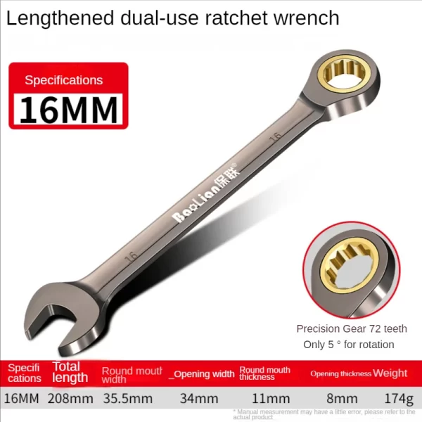 Universal Torx Wrench Adjustable Torque 8-22mm Ratchet Spanner - Image 45