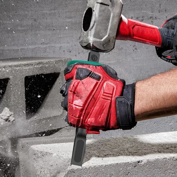 6/8/10/12 Inch Chrome Vanadium Steel Stone Flat Chisel With Hand Guard Construction Cement Masonry Concrete - Image 6