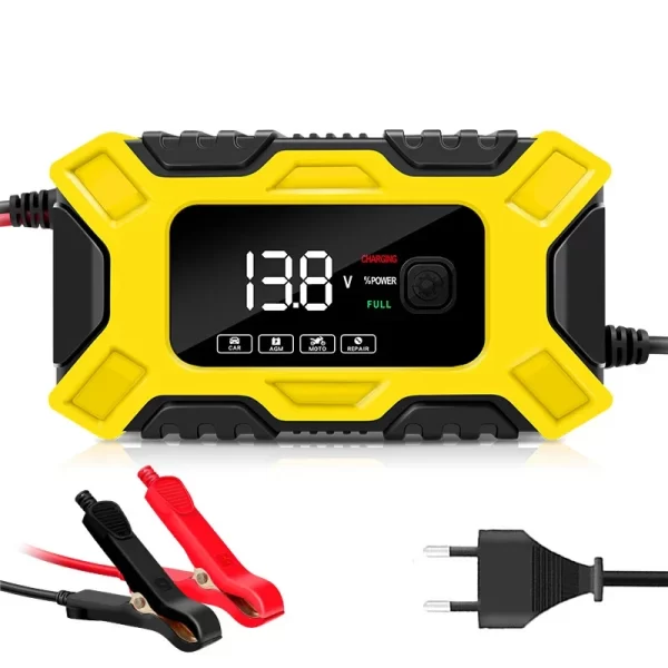 12V 6A Full Automatic Car Battery Charge Device Digital Pulse Repair Charger Intelligent Power Charger - Image 8