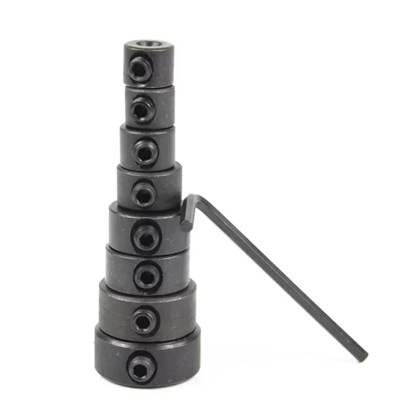 STONEGO 8pcs Drill Bit Depth Stop Rings - 3-16mm Adjustable Collars - Image 6