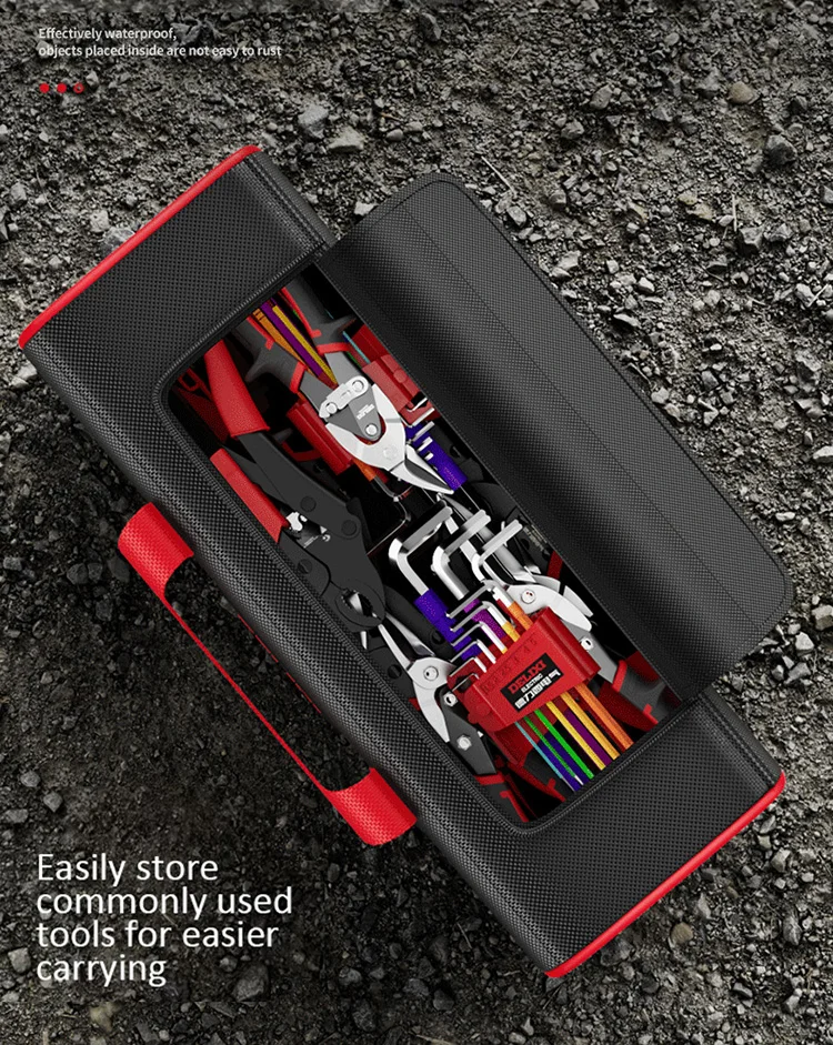 DELIXI ELECTRIC Tool Bag Oxford Cloth Portable Storage Bag, Professional Electrician and Carpenter, HandBag - Image 13