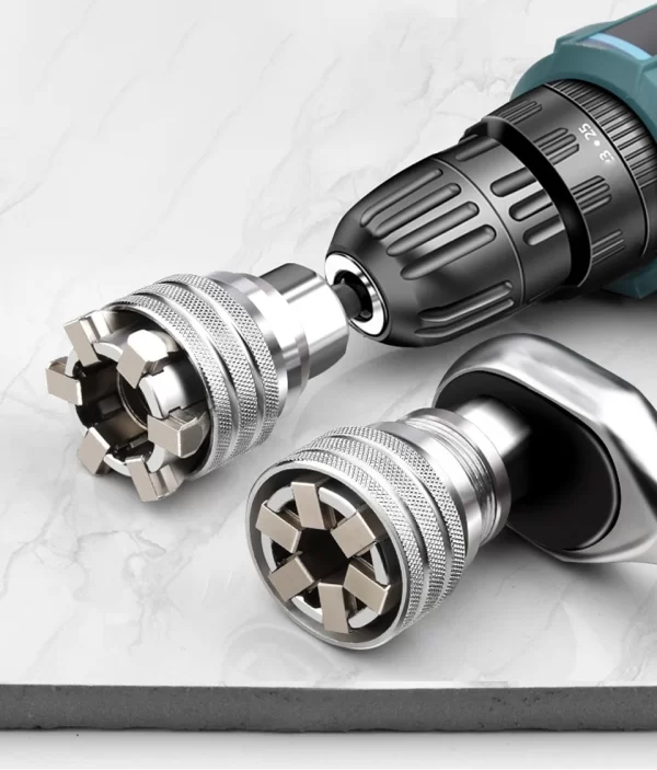 Universal sleeve 3/8 inch 10-19 mm Adjustable Hex universal Socket Torque Ratchet  Wrench - Image 8