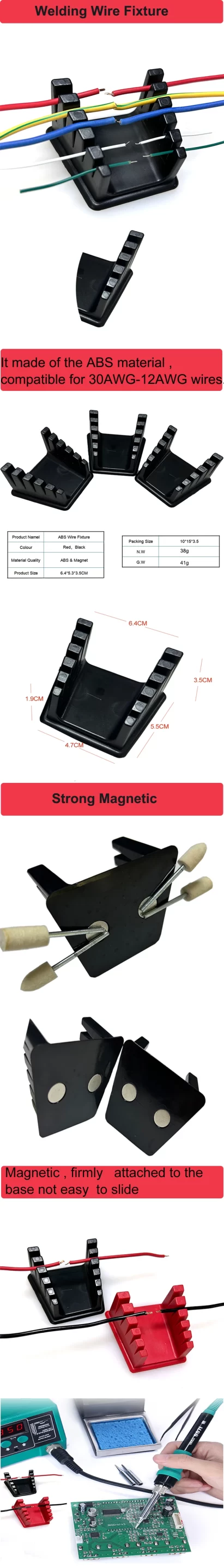 ABS Wire Fixture Bracket Welding Table Clamp Fixed Clamp Magnetic Welding Bench - Image 9