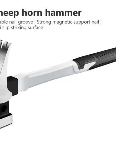 Multifunction Non-slip Shockproof Steel Hammer Hand Tool Magnetic Claw Hammer
