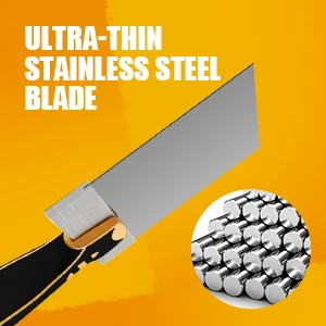 TOLESA Stainless Steel Taping Knife 5Pcs with 0.5mm Thickness Flexible Blades - Image 8