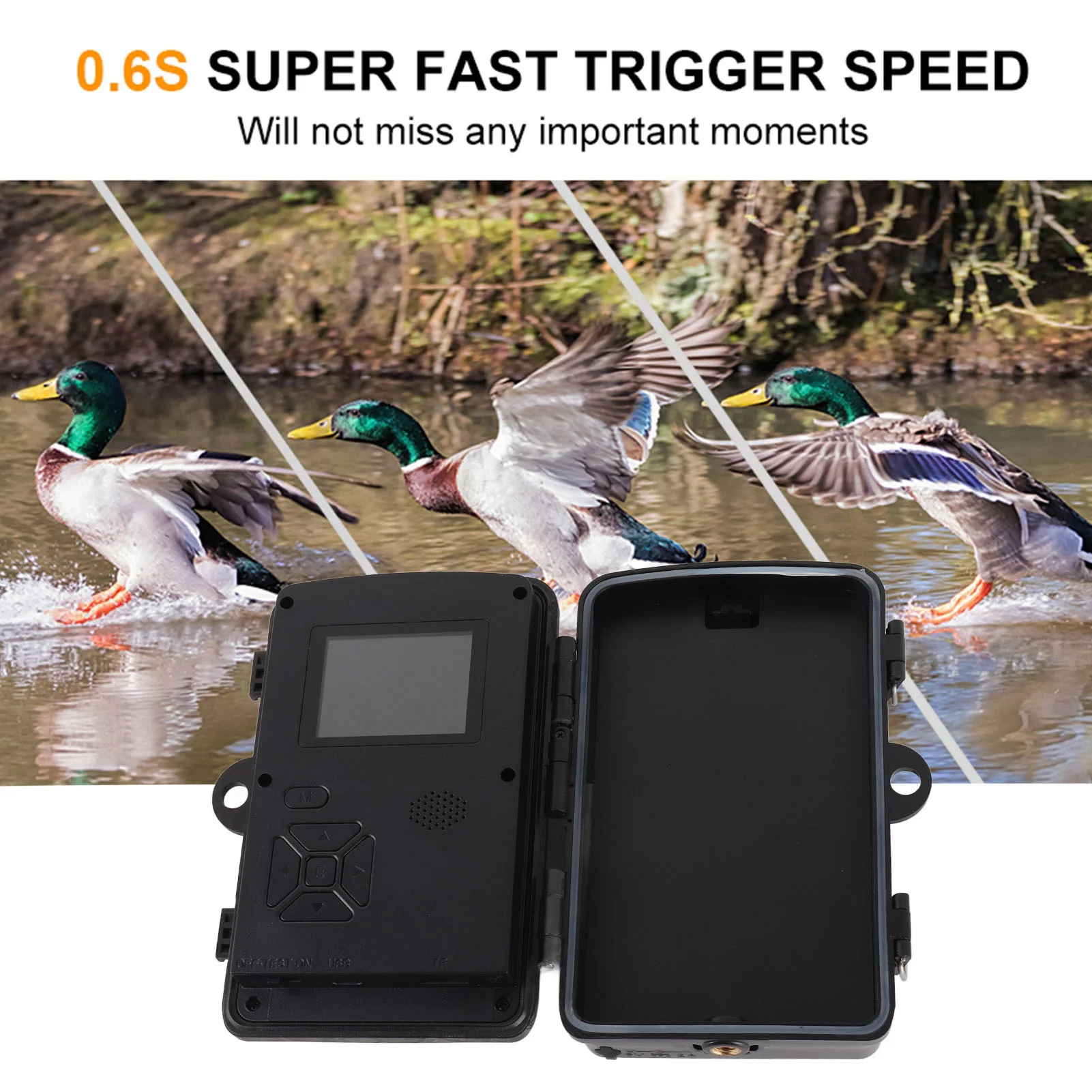 1080P Hunting Camera 2.0in LCD 16MP Infrared Night Vision Mobile Monitoring IP66 Waterproof Trail Camera trail camera - Image 5