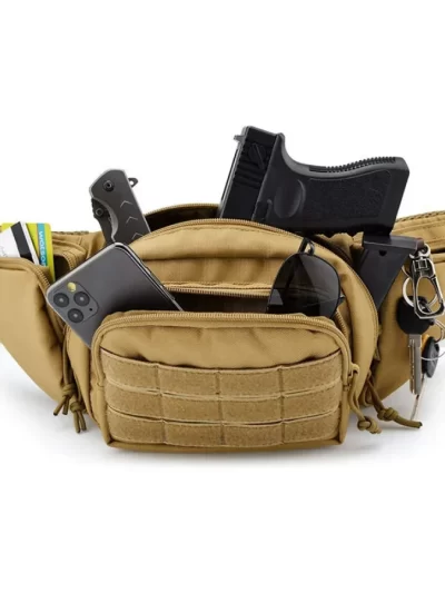 Tactical Waist Pack Outdoor Hiking  Waist Bag Running Sports Functional