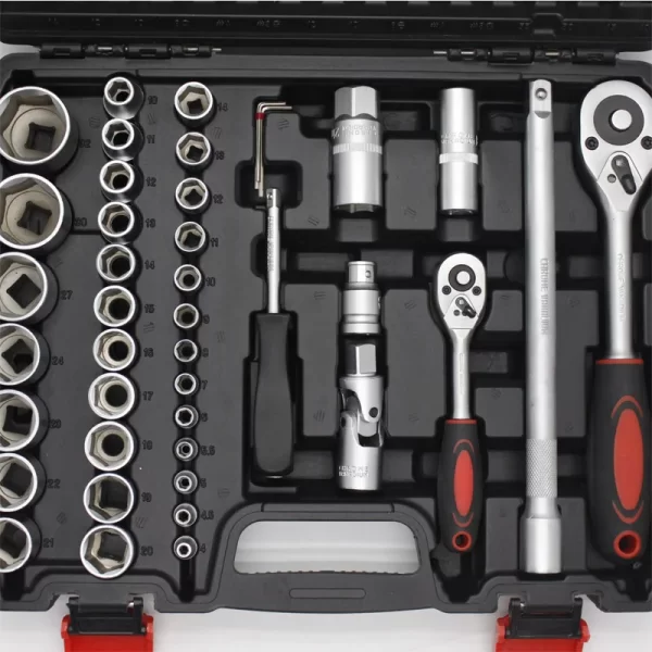 Heavy Duty 94 Pcs Tools Set for Mechanics Long Socket Mars Ratchet Handle Bits Extension Bar - Image 10