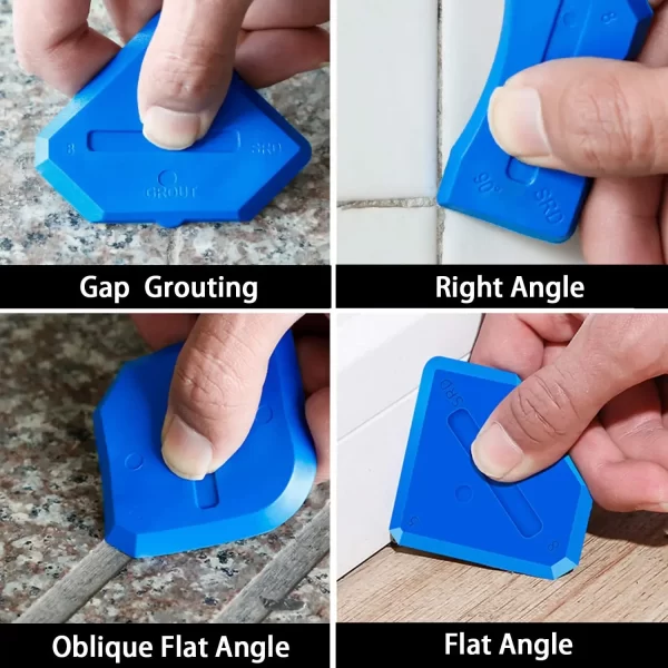 5 in1 Silicone Remover Sealant Smooth Scraper Caulk Finisher Grout Kit - Image 3