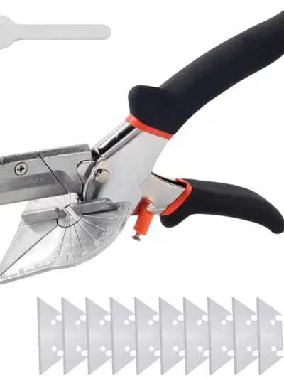 Multi-angle Bevel Scissors Angle Shear 45-135 Degree Angle Mitre Siding Wire Duct Cutter