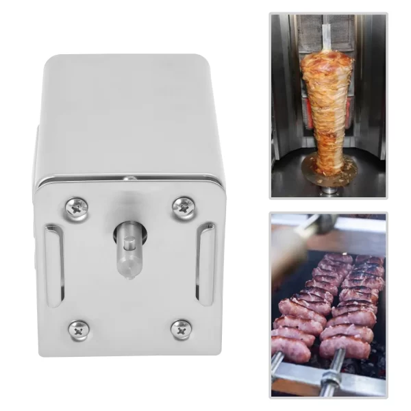 Automatic BBQ Rotisserie Motor, 2RPM Stainless Steel Grill Spit Roaster - Image 4