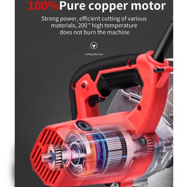 Mini Profile Cutting Machine 0-45 Degrees Table Cutter Mini Electric Saw Table Saw for Cutting Metal - Image 3