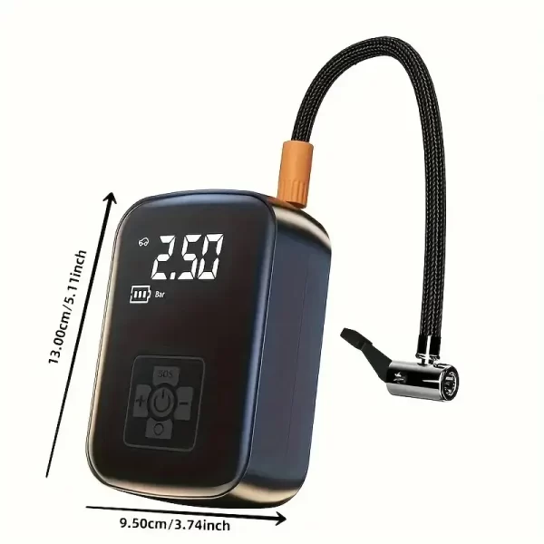 1pc Wireless Car Air Compressor Air Pump Electric Tire Inflator Pump - Image 7
