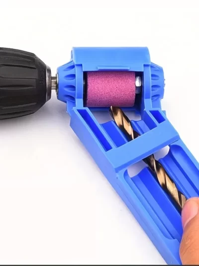 1pc Portable Drill Bit Sharpener With Grinding Wheel