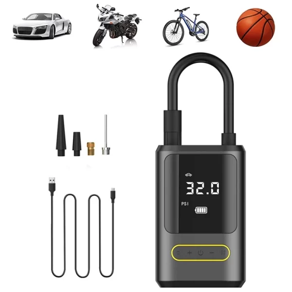 1pc Wireless Car Air Compressor Air Pump Electric Tire Inflator Pump - Image 9