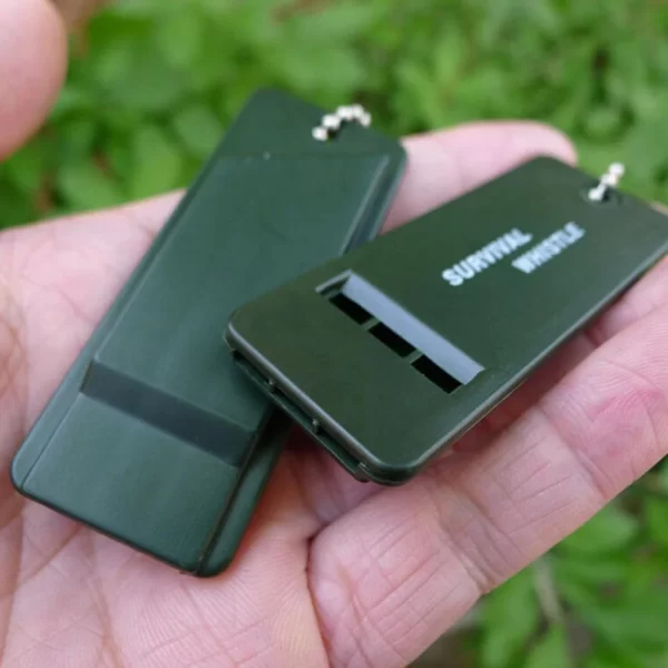 1-10PCS 3-Frequency Whistle High Decibel Survival Whistle Emergency Survival Tool - Image 17