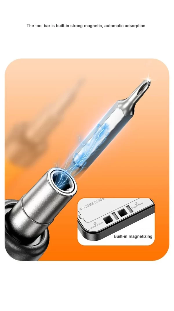 Electric Screwdriver Set Precision Power Tool Kit Rechargeable Wireless Mini Small Bits for Mobile Cell computer Repair CRV - Image 15