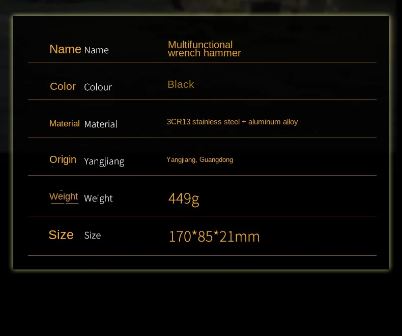 Multifunctional Pliers Multitool Claw Hammer Stainless Steel Tool - Image 27