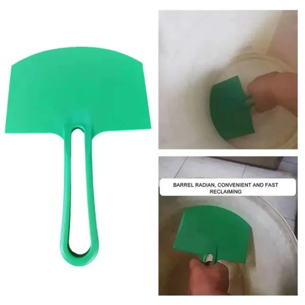 1/2Pcs Curved Bucket Scoop Scraper Spackle Paint Putty Knife Drywall Finishing Plaster Scraping - Image 2