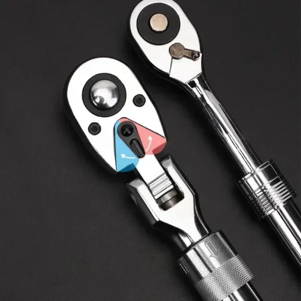 Hot Sale Multifunctional Hand Tool Telescopic 72 Teeth 1/4 3/8 1/2 Inch Drive Quick Released Ratchet Wrench with Adjustable Head - Image 3
