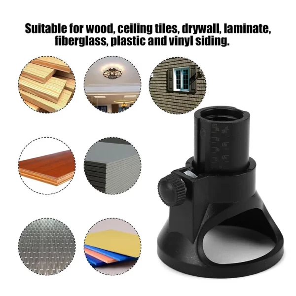 Rotary Router Milling Cutter Guide Attachment Twist Drill Bit Wood Carving Tool Kit Dedicated Locator - Image 5