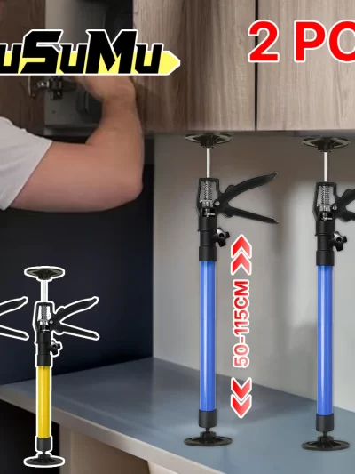 Telescopic Steel Hand Jack Support Rod Labor-Saving Cabinet Board Lifting