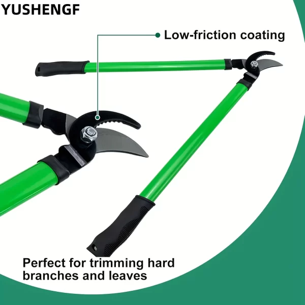 3pcs/set Garden Tools Set Lopper Pruning Shear Garden Scissors green Portable Pruning Shears - Image 10
