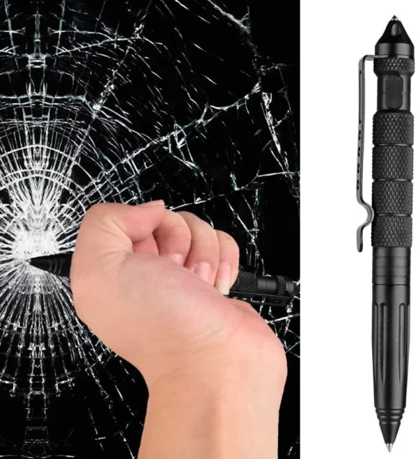 Military Tactical Pen, Professional Self Defense Pen, Emergency Glass Breaker Pen - Image 2
