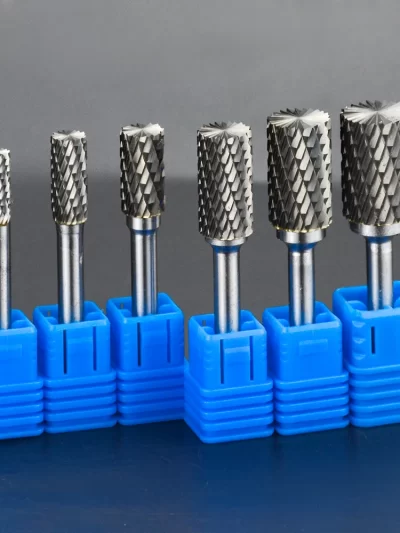 Type BX Hard Alloy Rotary File Double Groove Tungsten Steel Grinding Head 6mm Shank Diameter
