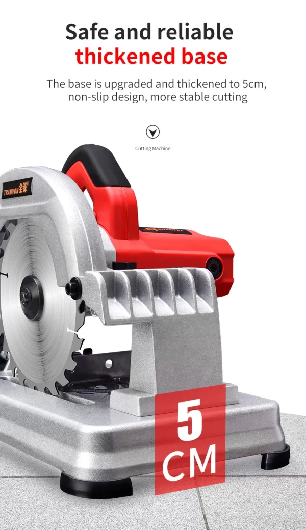 Mini Profile Cutting Machine 0-45 Degrees Table Cutter Mini Electric Saw Table Saw for Cutting Metal - Image 19
