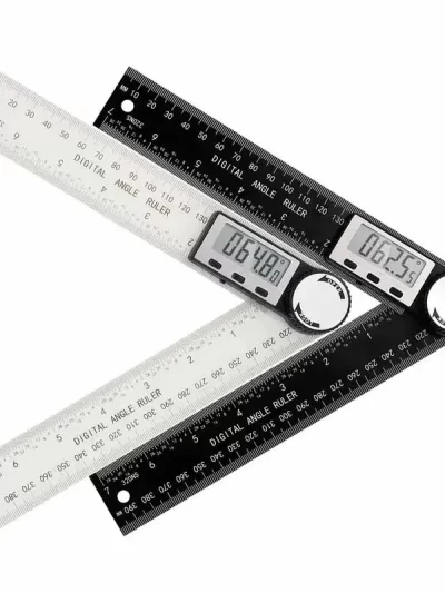 1 PC 2 in 1 Digital Angle Detector Scale Suitable for Woodworking Measurement Tools High Accuracy