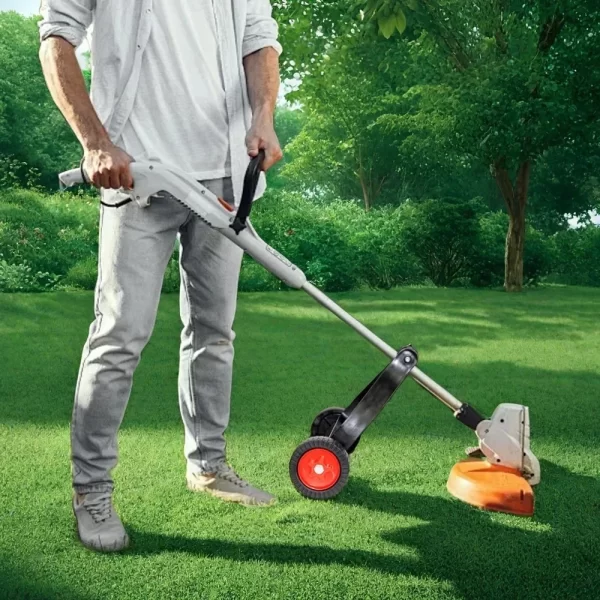 Universal Adjustable Lawn Mower Support Wheel Attachment Garden Grass Trimmer - Image 5