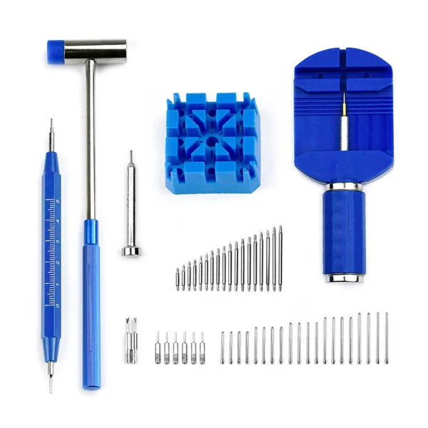 Watch Link Removal Tool Kit Watch Repair Kit Bracelet Adjustment Watch Strap Link Remover Watch Battery Replacement Tool Kit - Image 10