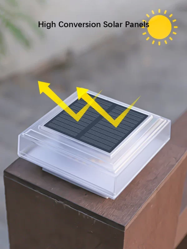 30Led Solar Pillar Light, Post Caps Lights, Waterproof Fence Post Lamp Outdoor - Image 4