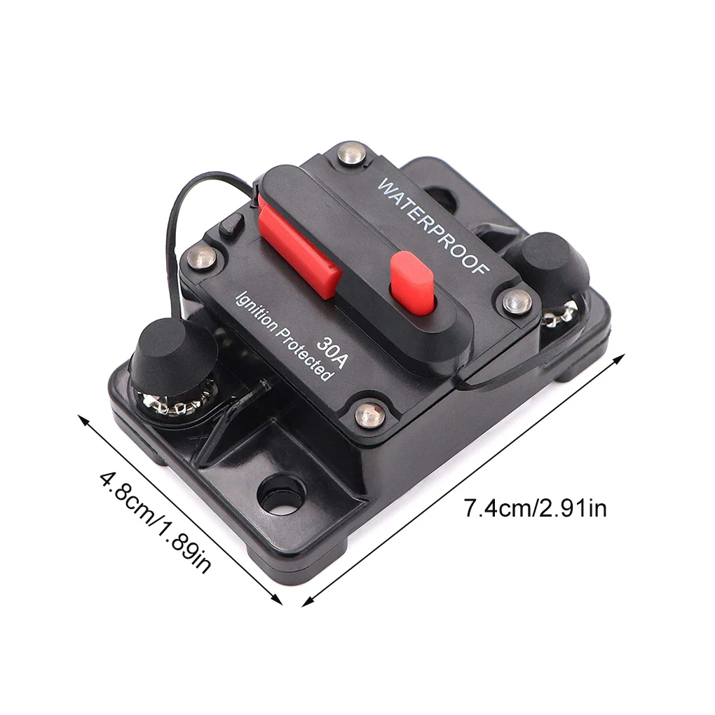 150A 200A 250A 300A Circuit Breaker Fuse Reset 30A 40A 50A 60A 70A 80A 100A 120A AMP Waterproof Boat Car Circuit Breaker - Image 6