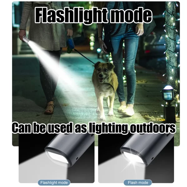 Ultrasonic Dog Repeller Double/Three Head LED Flashlight Anti Barking Training Deterrent Device Rechargeable Dog Repeller ﻿ - Image 24
