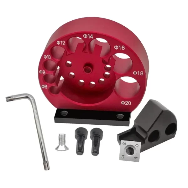 8-Holes Dowel Maker Jig Kit 8mm-20mm with Carbide Blades Woodworking Electric Drill Milling Dowel Round Rod Auxiliary Tool - Image 7