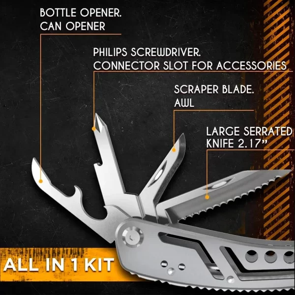 Multitool 24-in-1 Multitools Pliers with ​Professional Multi-tool for Survival Camping - Image 10