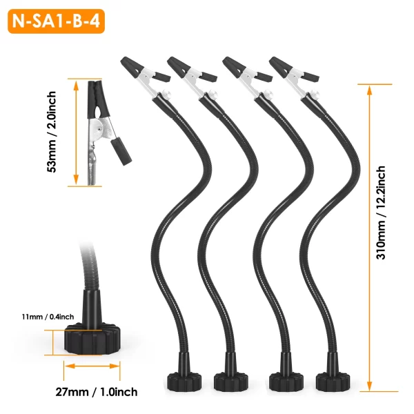 NEWACALOX Magnetic Mini Soldering Flexible Arm PCB Circuit Board Holder Soldering - Image 7