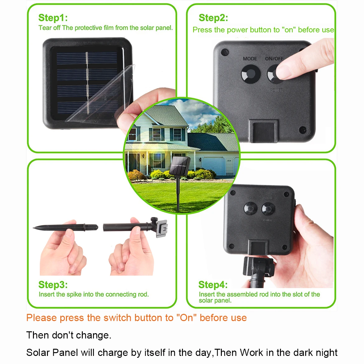 5/7/12M Led Globe Solar Fairy String Lights Christmas Garland Street Wedding Bulb Lamps Outdoor - Image 5