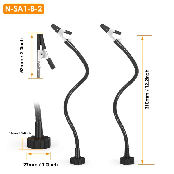 NEWACALOX Magnetic Mini Soldering Flexible Arm PCB Circuit Board Holder Soldering - Image 8