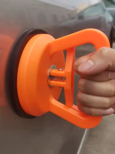 2pcs Car Bump Puller Car Shape Bump Fixer Repair Tool Set Large Pull Suction Cup Dent Puller