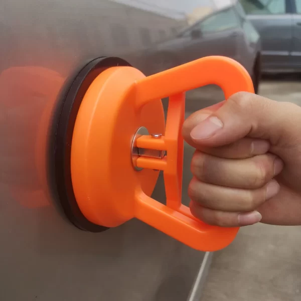 2pcs Car Bump Puller Car Shape Bump Fixer Repair Tool Set Large Pull Suction Cup Dent Puller