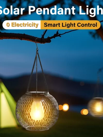 Solar Lantern Outdoor Upgraded Solar Lights for Outside Decorative Outdoor Hanging Lights