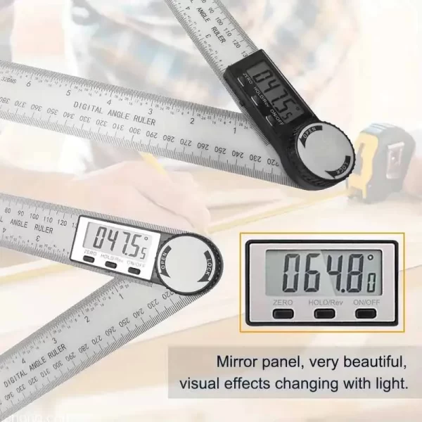 1 PC 2 in 1 Digital Angle Detector Scale Suitable for Woodworking Measurement Tools High Accuracy - Image 4