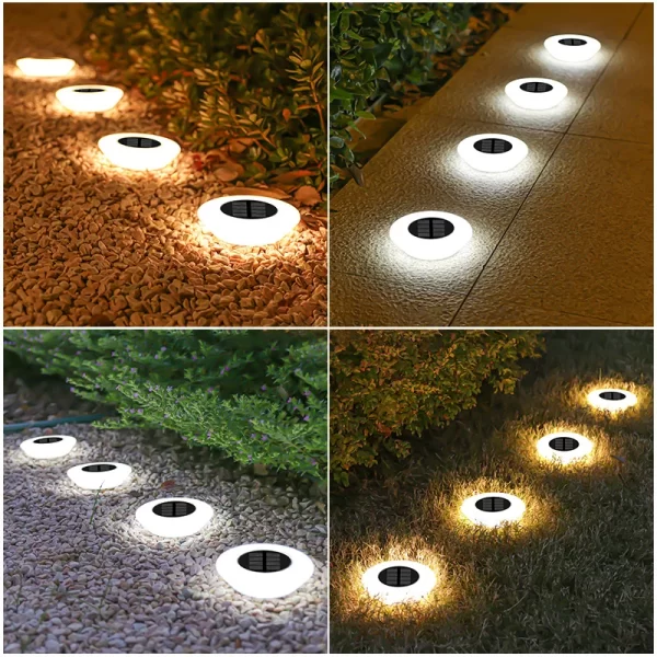 1/4PCS Solar Outdoor Lights 14LED Waterproof Lawn Lamp,360° Floor Lighting - Image 13